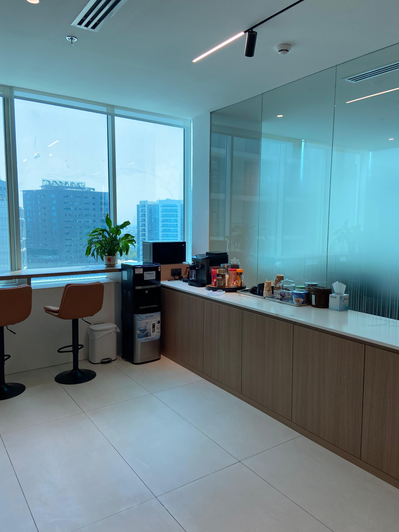 Modern office pantry